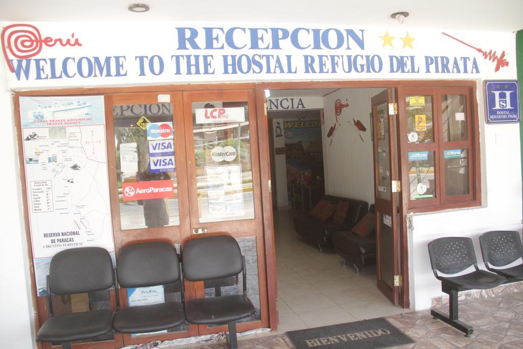 Refugio Del Pirata Hostel Paracas מראה חיצוני תמונה